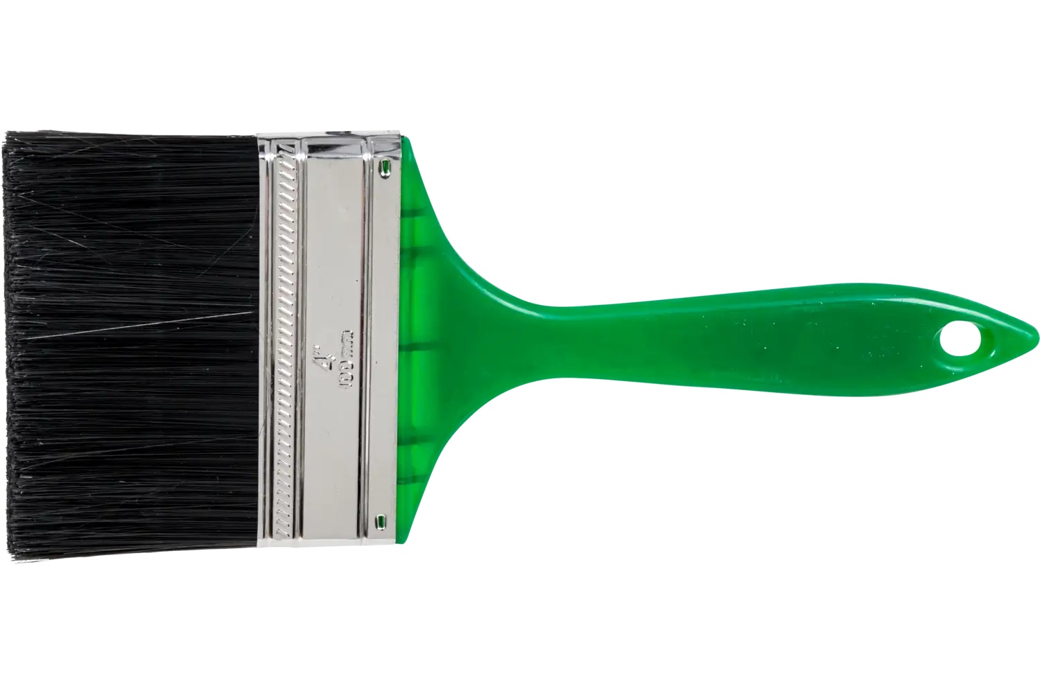 Picture of Pferd Wall Brush 4" Black Polyester Fill Green Plastic Handle